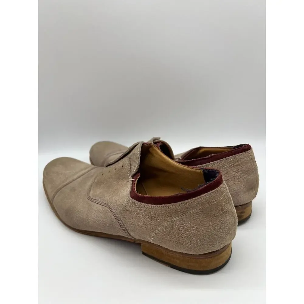 Robert Graham Men Palos Verdes Beige Oxford Shoe US 12D RARE